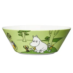 Arabia Mummi Bolle 15cm Mummitrollet Grønn