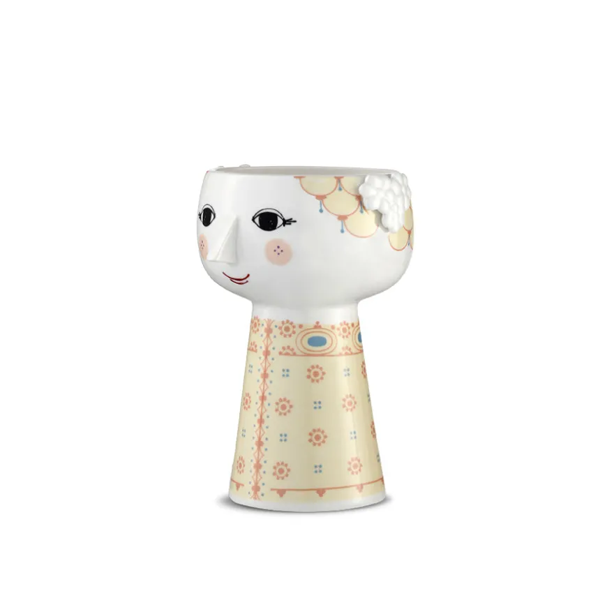 Bjørn Wiinblad Eva Vase 15cm Soft Yellow