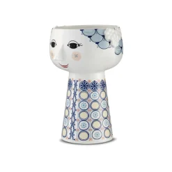 Bjørn Wiinblad Eva Vase 18,5cm Blå