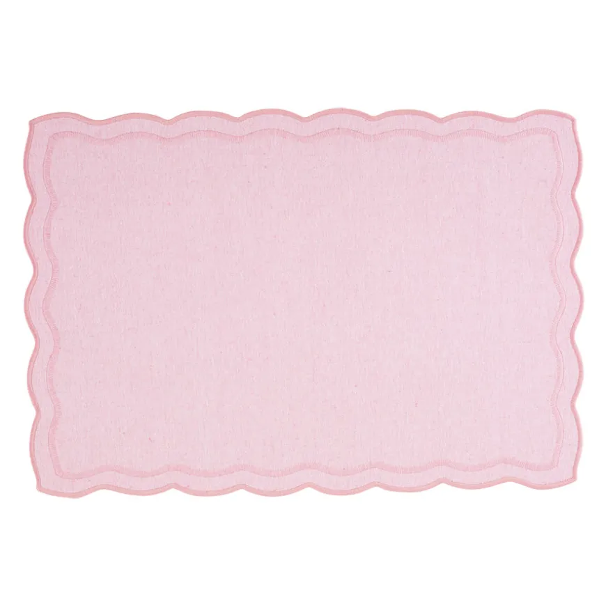Christiania Glasmagasin Collection Dekkebrikke 48x33cm Rosa