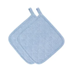 Christiania Glasmagasin Collection Grytekluter 22cm Lys Blå 2pk