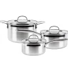 ClassicPro Premium Grytesett 3 Gryter U/Belegg