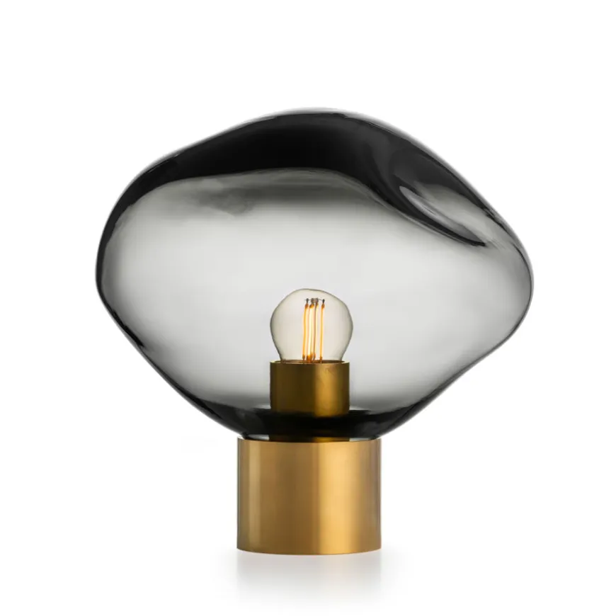 Crystal Stone Bordlampe fra Hadeland Glassverk