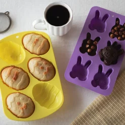 Easter Collection Bakeform Hare Silikon 26x14cm Lilla
