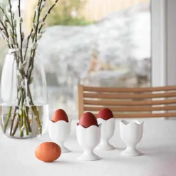 Easter Collection Eggeglass 7cm 4pk Hvit