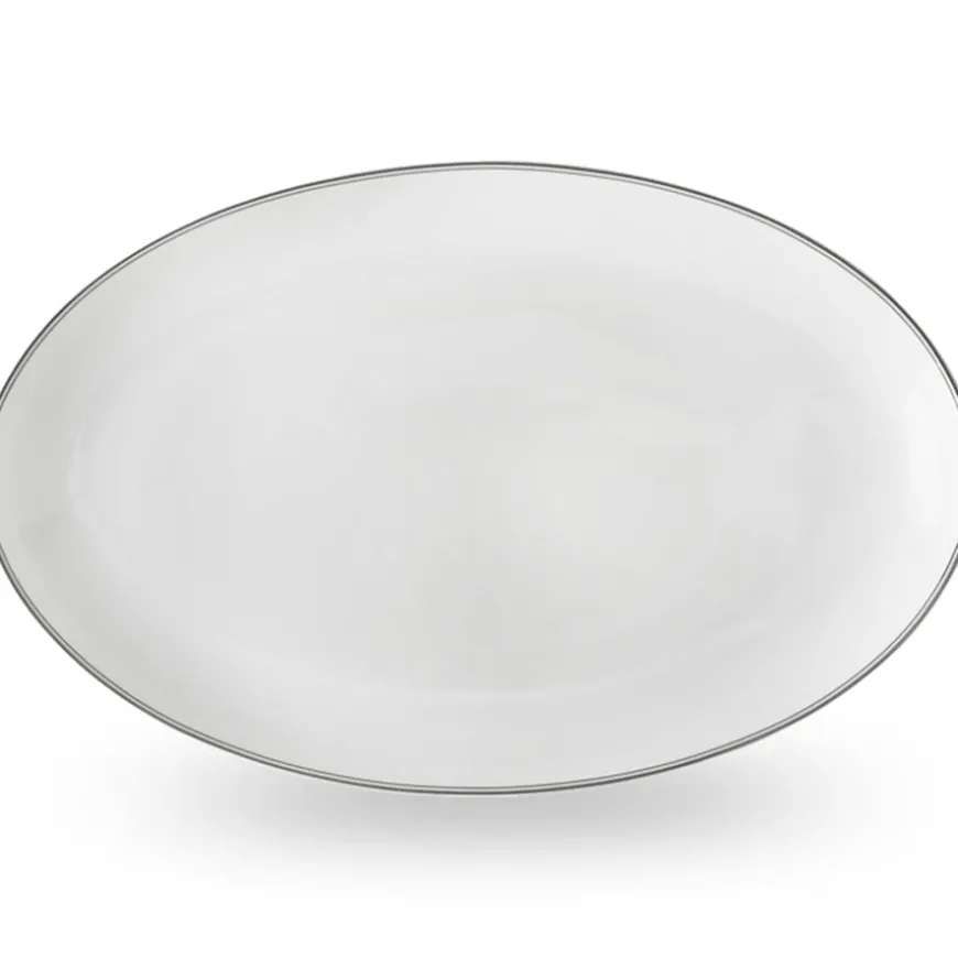 FAT OVALT 39CM HVIT/