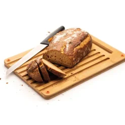 Fiskars Functional Form Skjærebrett Bambus med Brødkniv