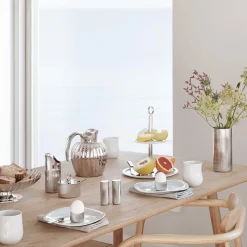 Georg Jensen Bernadotte Eggeglass Sett 2stk
