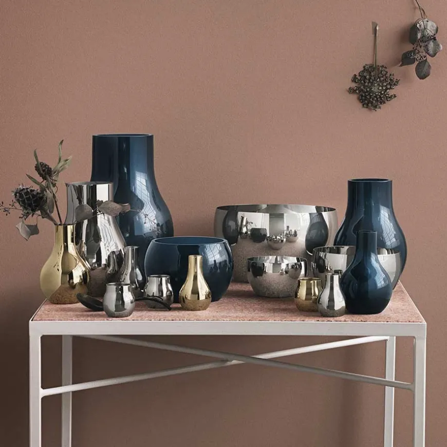 Georg Jensen Cafu Vase 148x216mm Stål