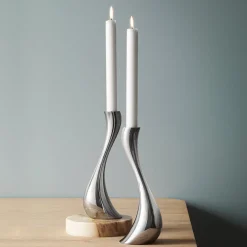 Georg Jensen Cobra Lysestake 24cm 2pk
