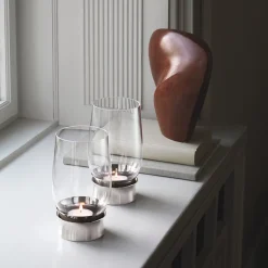 Georg Jensen Lumis Hurricane Lyslykt Medium