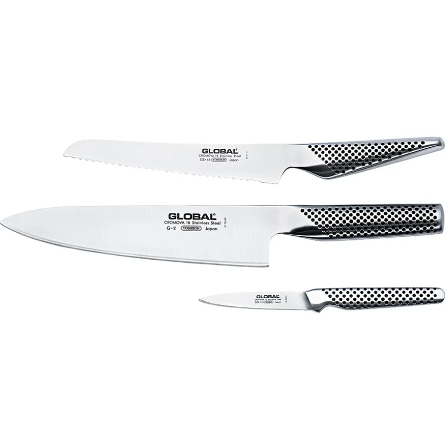 Global Knivsett 3 Kniver