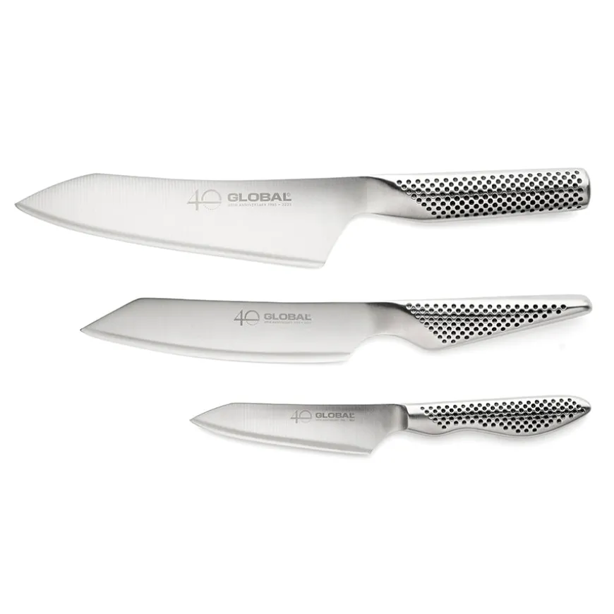 Global Knivsett 3 Kniver G-4, GS-110, GS-58 40års Jubileum