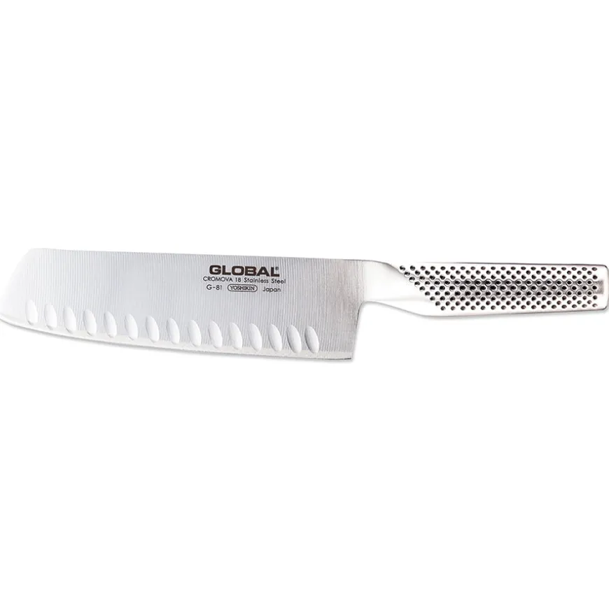 Grønnsakskniv Hulslipt 18cm