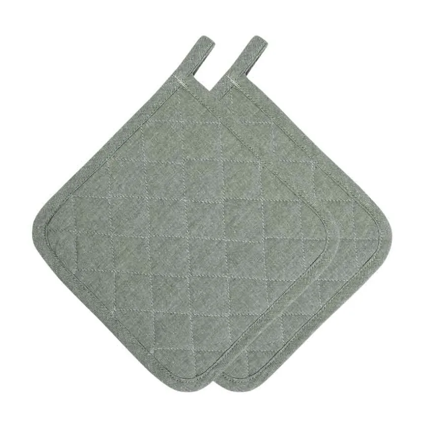 Gryteklut Grønn 2pk 22x22cm Eco