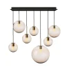 Hadeland Glassverk Arkiv Taklampe Høstkveld 4014 7stk