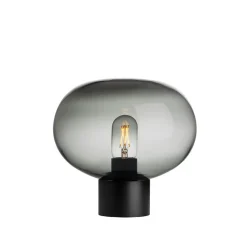 Hadeland Glassverk Arkiv Bordlampe 4169 Røkgrå Liten