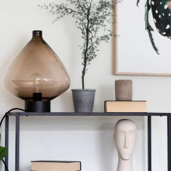 Hadeland Glassverk Arkiv Bordlampe 4218 Kakao