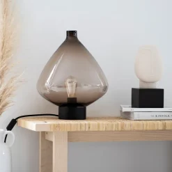 Hadeland Glassverk Arkiv Bordlampe 4218 Kakao
