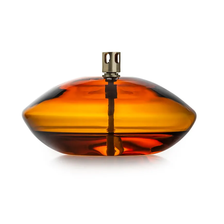 Hadeland Glassverk Aurora Oljelampe Amber