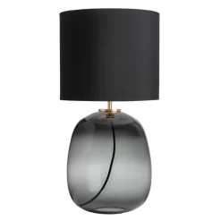 Hadeland Glassverk Austra Bordlampe Røkgrå