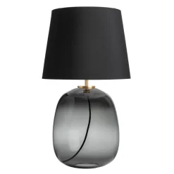 Hadeland Glassverk Austra Bordlampe Røkgrå
