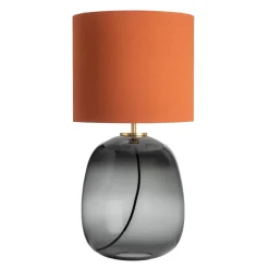 Hadeland Glassverk Austra Bordlampe Røkgrå