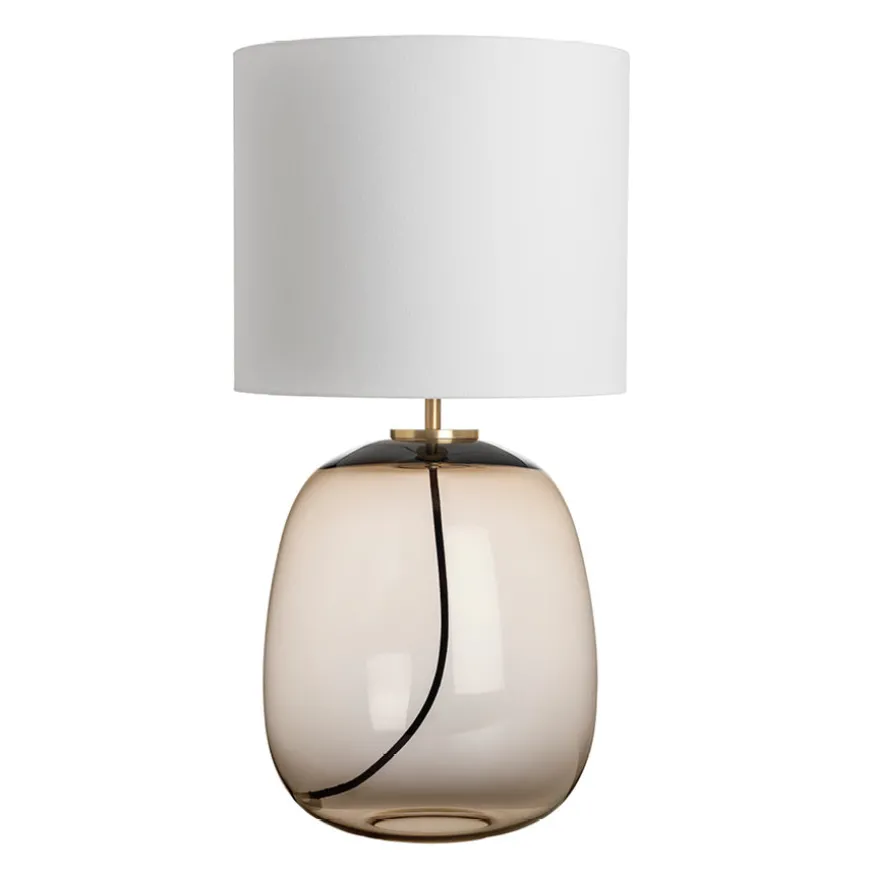 Hadeland Glassverk Austra Bordlampe Kakao