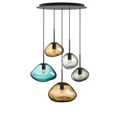 Hadeland Glassverk Crystal Stone Pendellampe