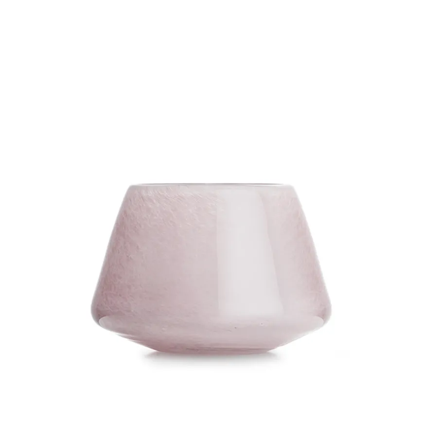 Hadeland Glassverk Dugg Lyslykt 8,5cm Rosa