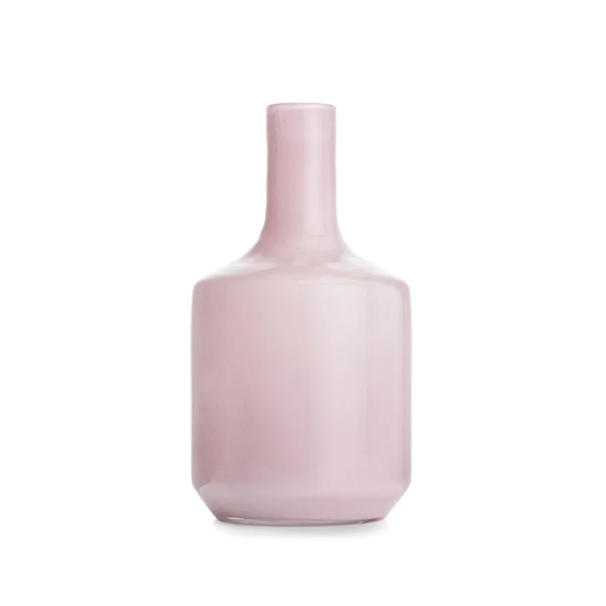 Hadeland Glassverk Dugg Vase 21cm Rosa