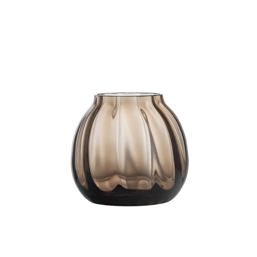 Hadeland Glassverk Ella Lyslykt 90mm Kakao