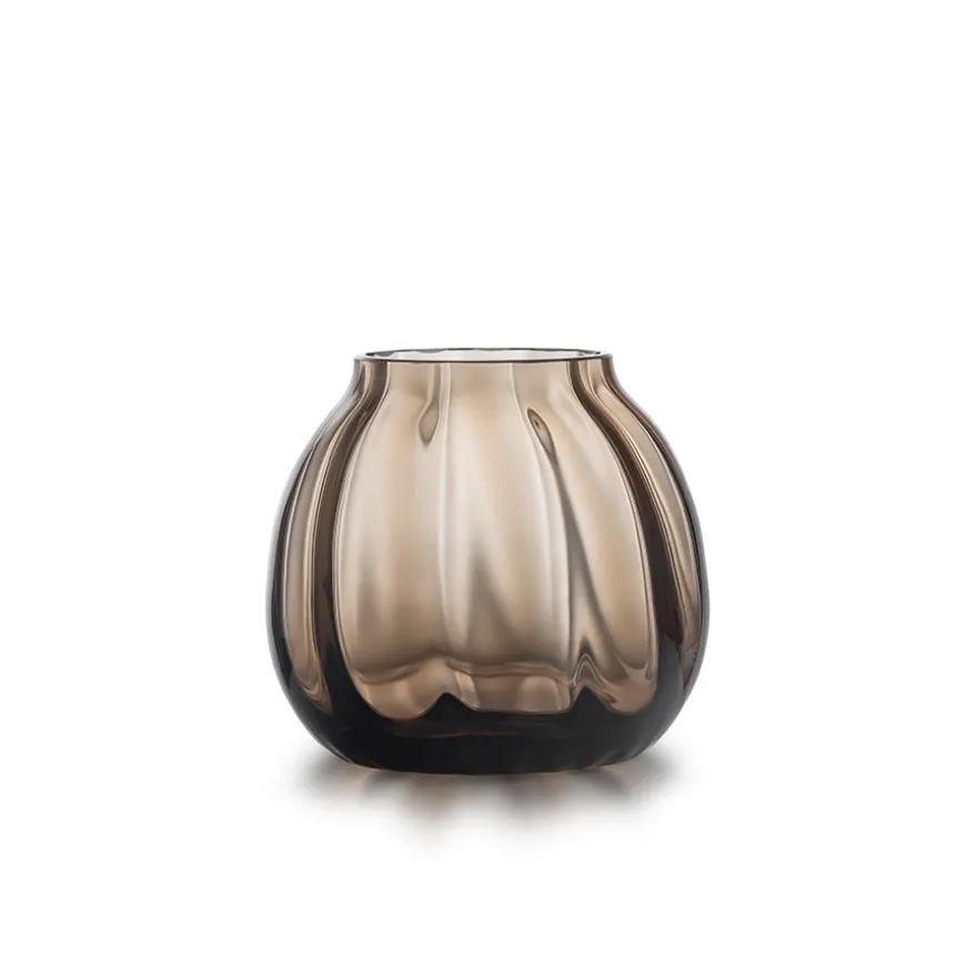 Hadeland Glassverk Ella Lyslykt 90mm Kakao