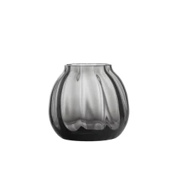 Hadeland Glassverk Ella Lyslykt 90mm Røkgrå