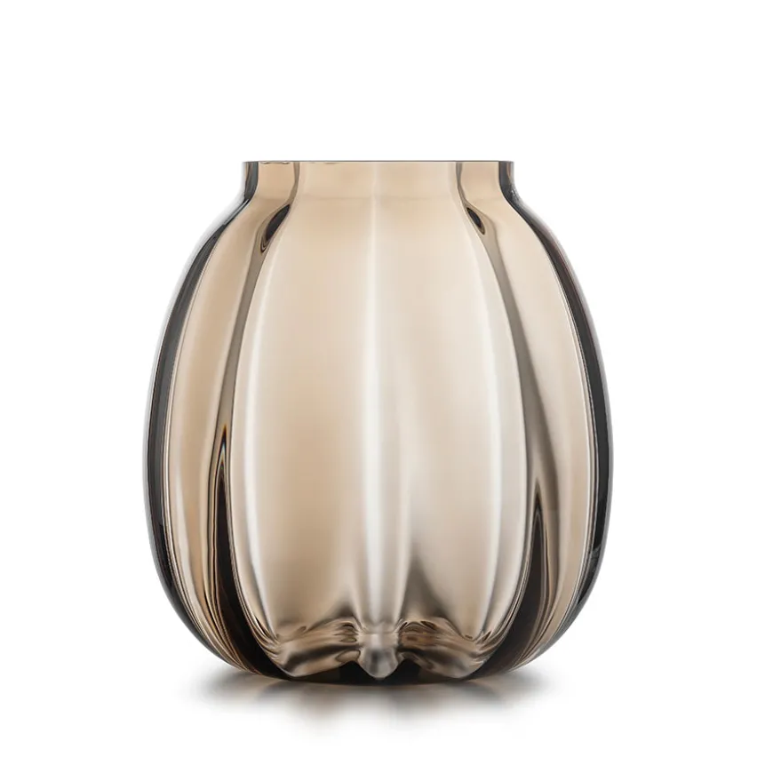 Hadeland Glassverk Ella Vase Kakao 22cm