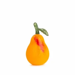 Hadeland Glassverk Glassfrukt Glasspære Oransje 14cm