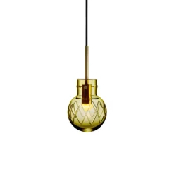 Hadeland Glassverk Krystallkule Taklampe