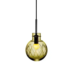 Hadeland Glassverk Krystallkule Taklampe