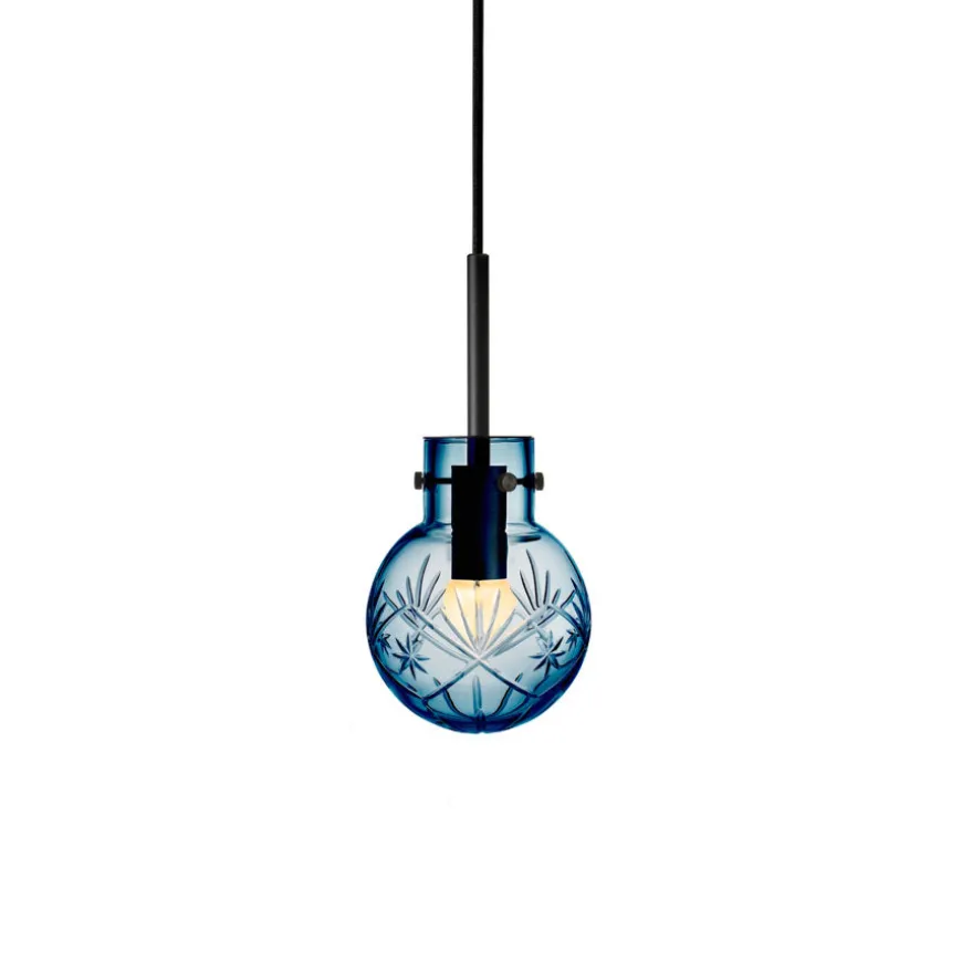 Hadeland Glassverk Krystallkule Taklampe