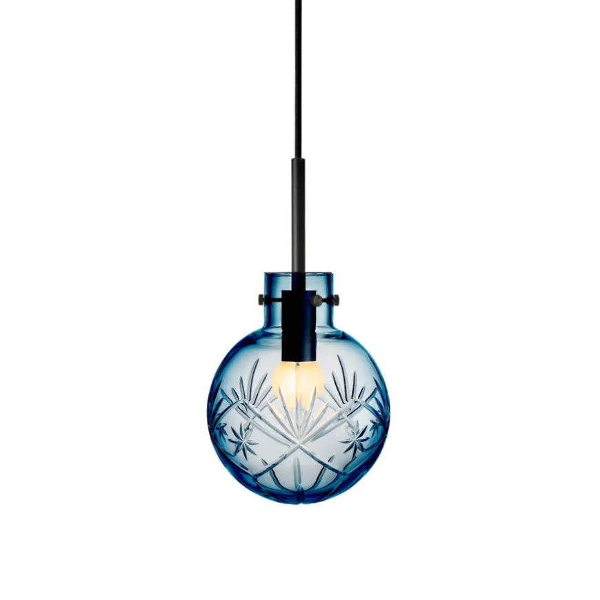 Hadeland Glassverk Krystallkule Taklampe