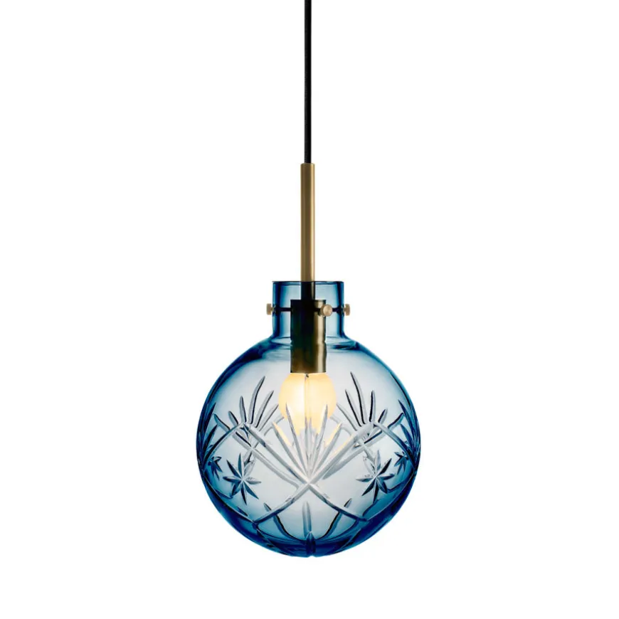 Hadeland Glassverk Krystallkule Taklampe