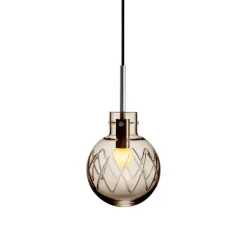 Hadeland Glassverk Krystallkule Taklampe