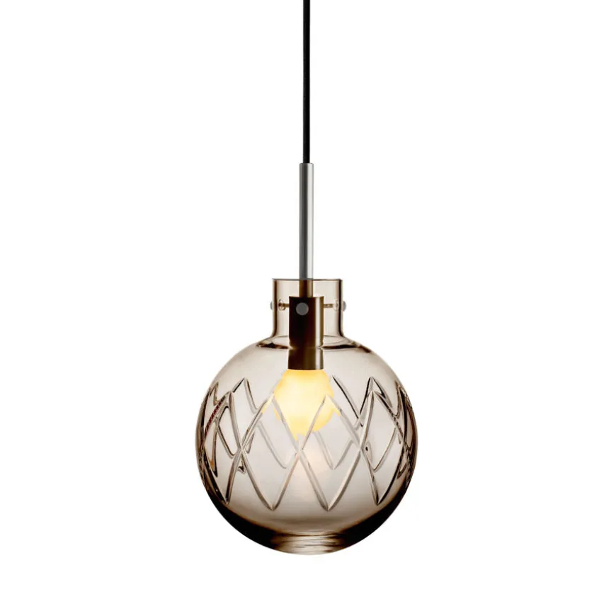 Hadeland Glassverk Krystallkule Taklampe