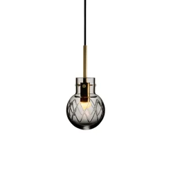 Hadeland Glassverk Krystallkule Taklampe
