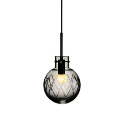 Hadeland Glassverk Krystallkule Taklampe