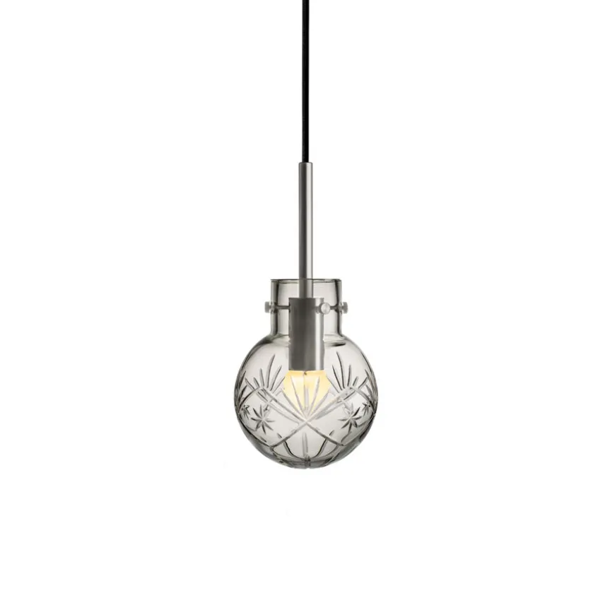 Hadeland Glassverk Krystallkule Taklampe