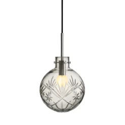 Hadeland Glassverk Krystallkule Taklampe