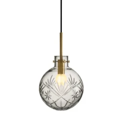 Hadeland Glassverk Krystallkule Taklampe