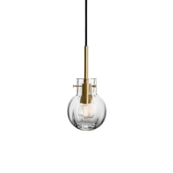 Hadeland Glassverk Krystallkule Lampe