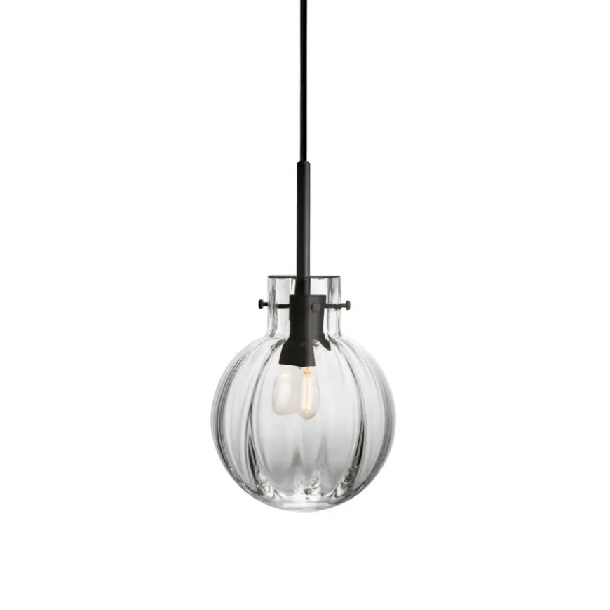 Hadeland Glassverk Krystallkule Lampe